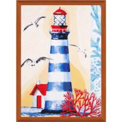 LanArte Lighthouse Paint-by-Number Kit