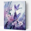Adbrain Purple Butterflies Paint-by-Number Kit 1 Adbrain Purple Butterflies Paint-by-Number Kit -Robotime Zone 454406 78141.1693441784