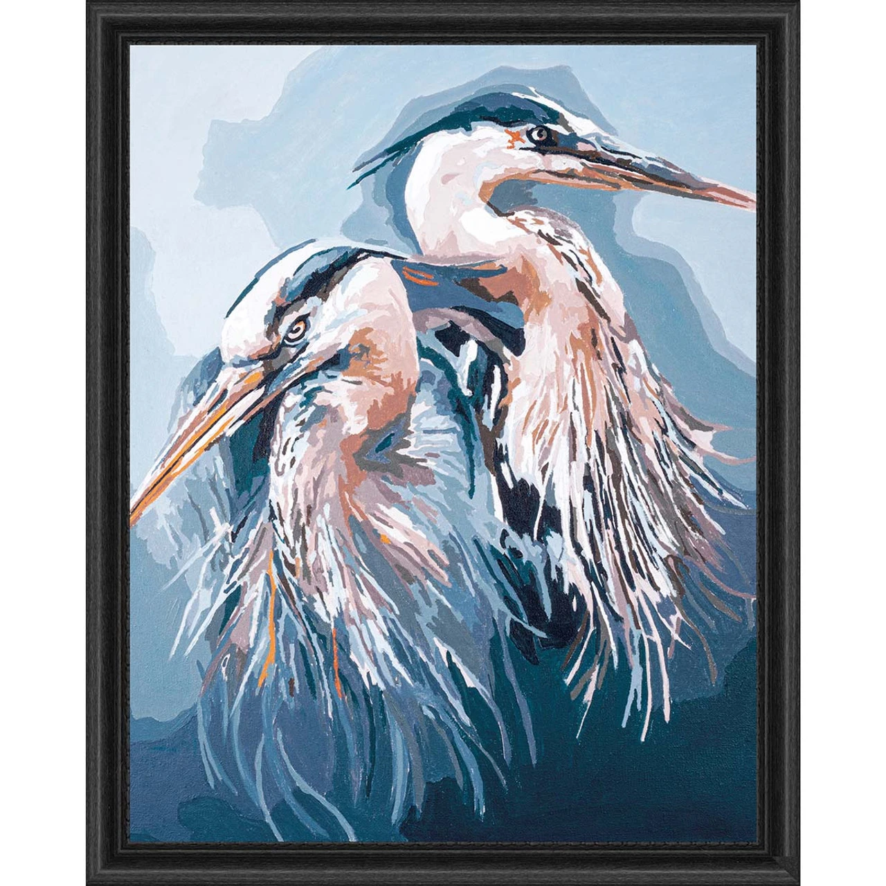 LanArte Great Blue Heron Paint-by-Number Kit 3 LanArte Great Blue Heron Paint-by-Number Kit