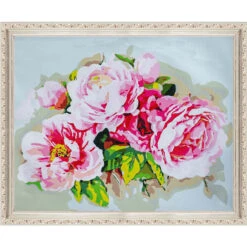 Vervaco Bouquet Of Peonies Paint-by-Number Kit