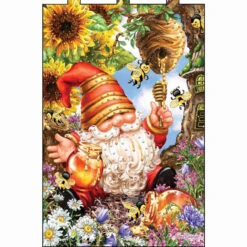 Design Works The Honey Gnome Banner Felt & Sequin Kit