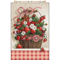 Design Works Summer Strawberries Felt & Sequin Kit