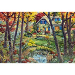 Wooden City A Cottage In The Woods Jigsaw Puzzle
