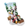 Bucilla Penguins At Play Stocking Kit -Robotime Zone 500285 61094.1693456918