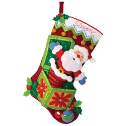 Bucilla Surprise Santa Stocking Kit
