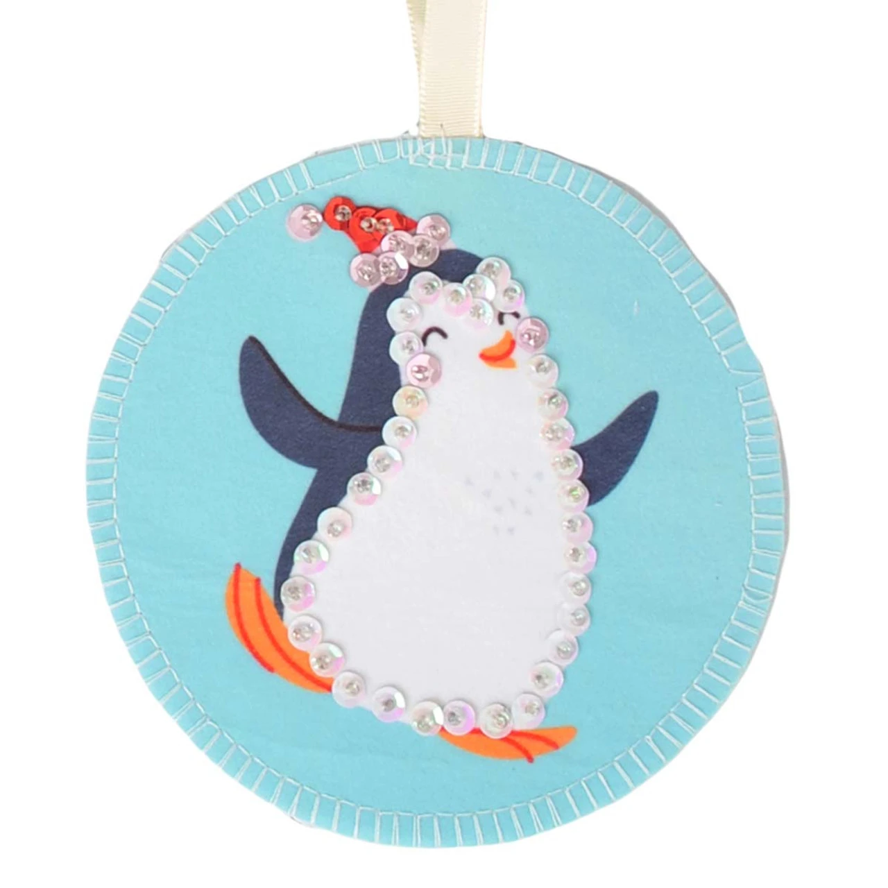 Herrschners Cute Santa Felt & Sequin Kit 4 Herrschners Cute Santa Felt & Sequin Kit - Image 2