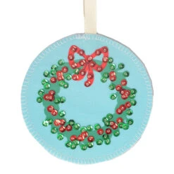 Herrschners Cute Santa Felt & Sequin Kit 8 Herrschners Cute Santa Felt & Sequin Kit -Robotime Zone 500311 3 90722.1693456968