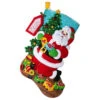 Bucilla Toy Train Santa Stocking Kit -Robotime Zone 500322 20109.1693456996