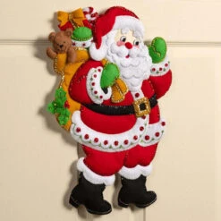 Bucilla Toys From Santa Felt & Sequin Kit -Robotime Zone 500362 2 40896.1695648555