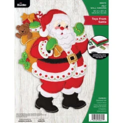 Bucilla Toys From Santa Felt & Sequin Kit -Robotime Zone 500362 3 87264.1695648555