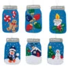 Felt Street Christmas Mason Jars I Ornaments Felt & Sequin Kit -Robotime Zone 503201 38979.1693457069