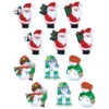Design Works Santa & Snowmen Felt & Sequin Kit -Robotime Zone 504317 15258.1693457183