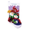 Design Works Snow Couple Stocking Kit -Robotime Zone 506808 04473.1693457480