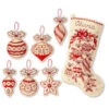 Bucilla Classic Christmas Stocking & Ornaments, Set Of 2 Felt & Sequin Kit -Robotime Zone 508532 03301.1693457906