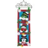 Bucilla See No Evil Snowmen Wall Hanging Felt & Sequin Kit -Robotime Zone 509264 87049.1693458064
