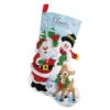 Bucilla Santa's Gathering Stocking Kit -Robotime Zone 509308 79041.1693458166