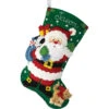 Bucilla Santa's Furry Friends Stocking Kit -Robotime Zone 509447 33106.1693458228