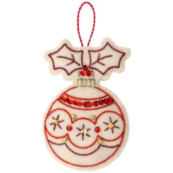 Bucilla Classic Christmas Felt & Sequin Kit -Robotime Zone 509508 3 83314.1693458265