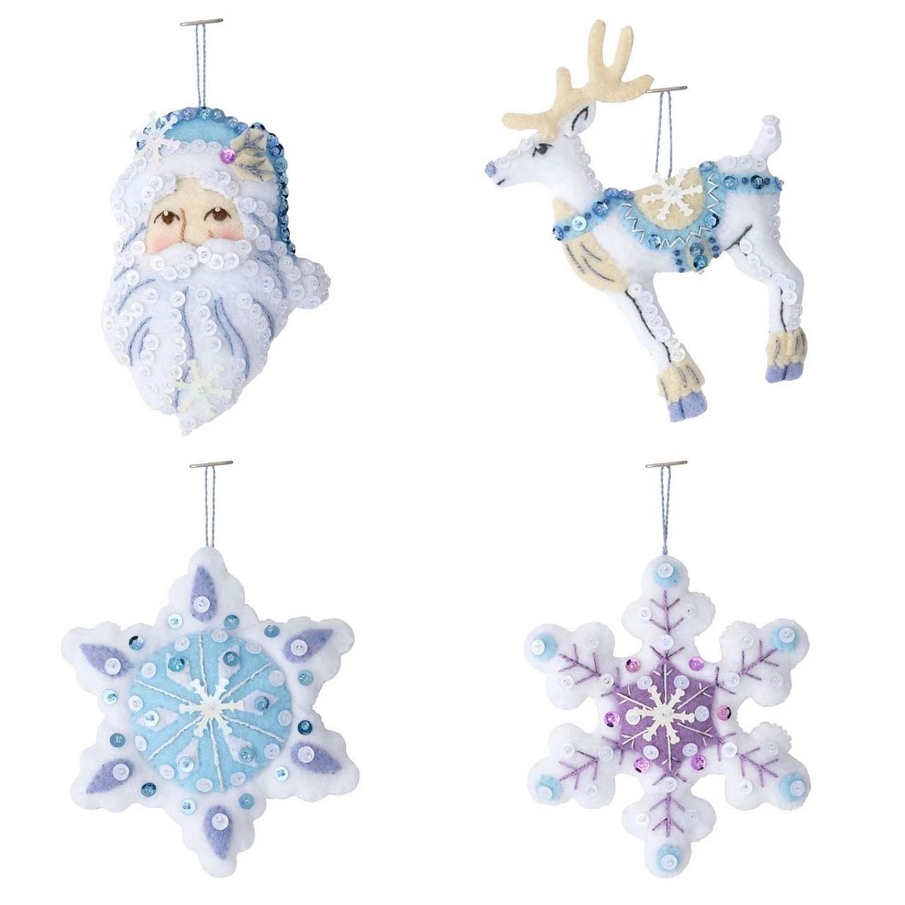 Bucilla Winter Wonderland Felt & Sequin Kit 4 Bucilla Winter Wonderland Felt & Sequin Kit - Image 2