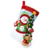 Bucilla Festive Sweater Snowman Stocking Kit -Robotime Zone 509541 76644.1693458291