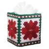 Herrschners Holiday Poinsettia Tissue Box Cover Pony Bead Kit 2 Herrschners Holiday Poinsettia Tissue Box Cover Pony Bead Kit -Robotime Zone 510017 49316.1693458430