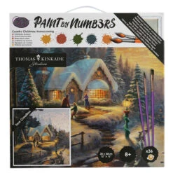 Craft Buddy Country Christmas Paint-by-Number Kit -Robotime Zone 510656 2 01234.1693458739