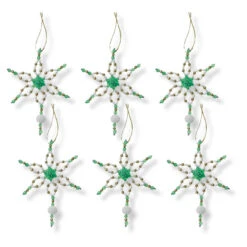Sunrise Craft & Hobby Emerald Snowflakes Ornament Kit