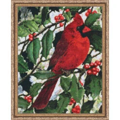 PixelHobby Cardinal Kit & Frame Mosaic Art Kit