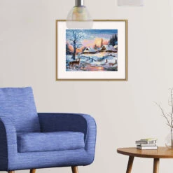 Schipper Winter Landscape Paint-by-Number Kit -Robotime Zone 510833 2 78677.1693458948