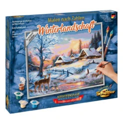 Schipper Winter Landscape Paint-by-Number Kit -Robotime Zone 510833 4 83245.1693458948