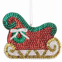 Sunrise Craft & Hobby Sleigh Ride Ornament Kit