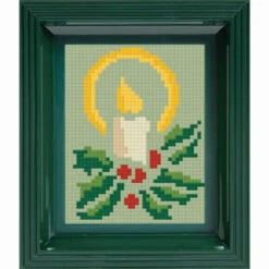 PixelHobby Christmas Candle Mosaic Art Kit