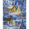 Diamond Dotz Chapel In The Snow Diamond Painting -Robotime Zone 511004 71139.1693459182