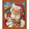 PixelHobby Santa & Kitten Mosaic Art Kit -Robotime Zone 511111 33833.1693459230