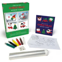 Make Your Own Christmas Window Clings Craft Kit
