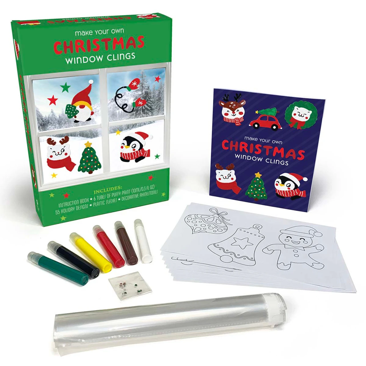 Make Your Own Christmas Window Clings Craft Kit 3 Make Your Own Christmas Window Clings Craft Kit