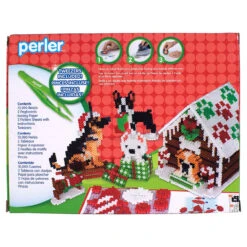 Perler Beads Dog House Gingerbread House Beading Kit -Robotime Zone 513443 4 87998.1695648586