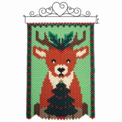 Herrschners Christmas Holly Reindeer Pony Bead Kit -Robotime Zone 513572 2 73737.1693460156