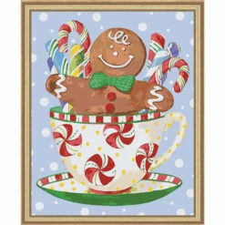 Herrschners Sweet Holiday Cheer Paint-by-Number Kit