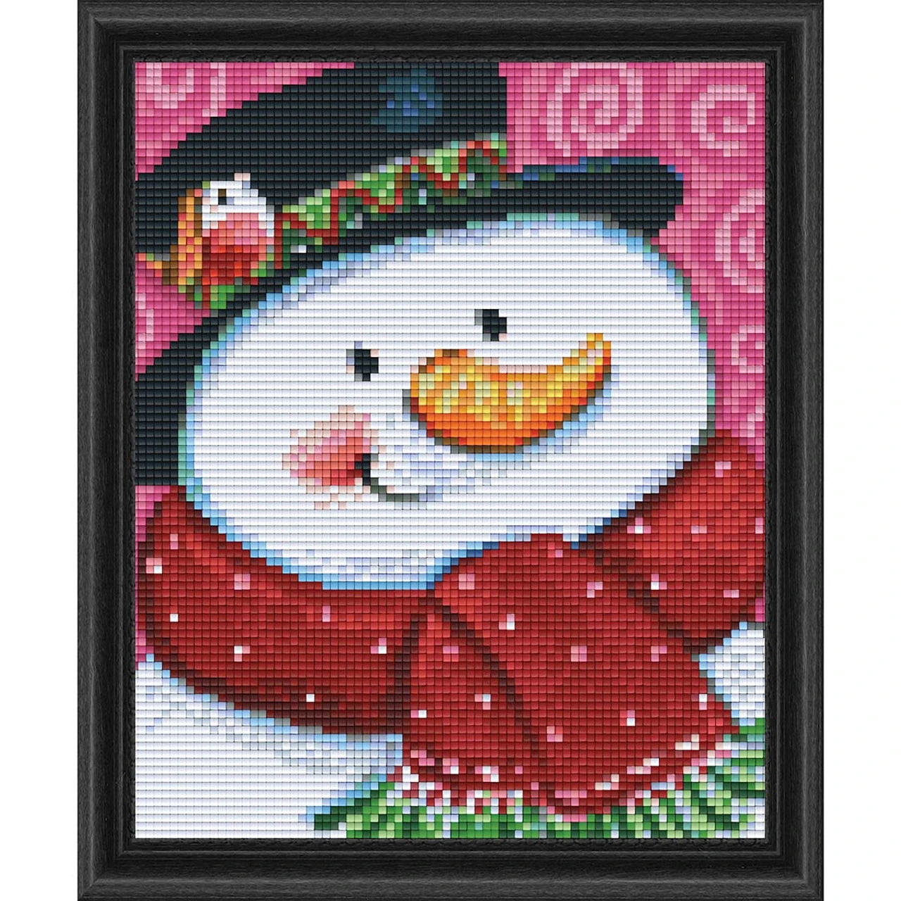 PixelHobby Merry Snowman Mosaic Kit 3 PixelHobby Merry Snowman Mosaic Kit