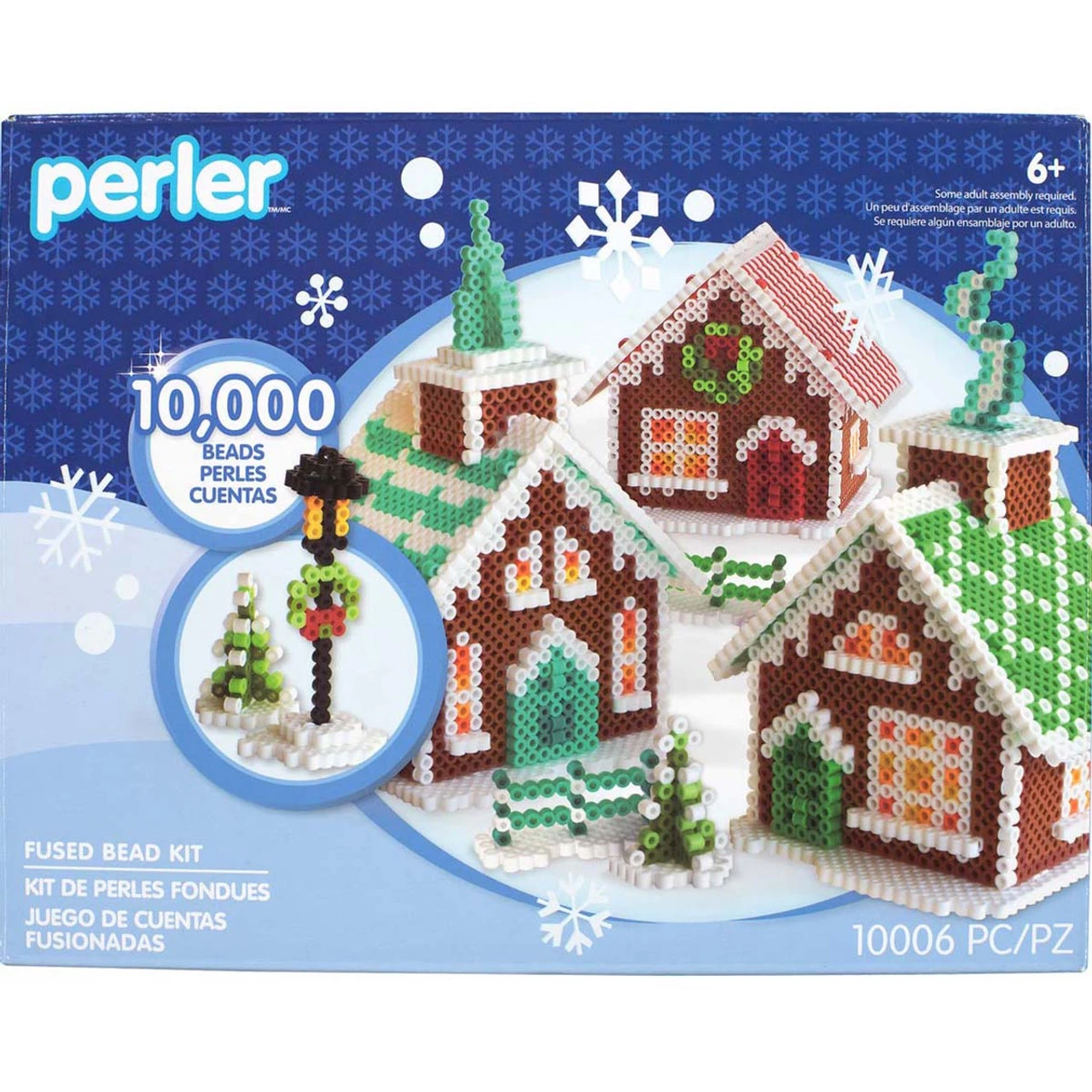 Perler Beads Village Gingerbread House Beading Kit 4 Perler Beads Village Gingerbread House Beading Kit - Image 2