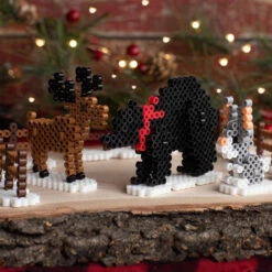 Perler Beads Winter Lodge Gingerbread House Beading Kit -Robotime Zone 514450 2 21596.1693460269