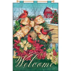 Design Works Welcome Cardinals Banner Felt & Sequin Kit
