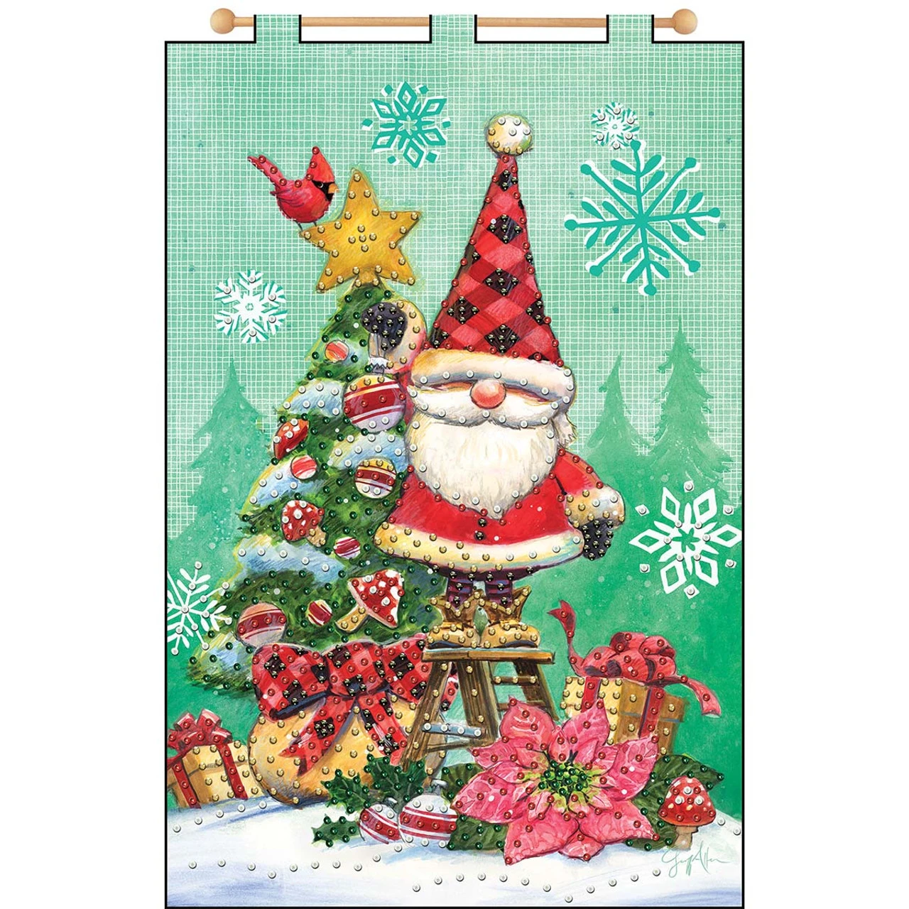 Design Works Christmas Gnome Felt & Sequin Kit 3 Design Works Christmas Gnome Felt & Sequin Kit