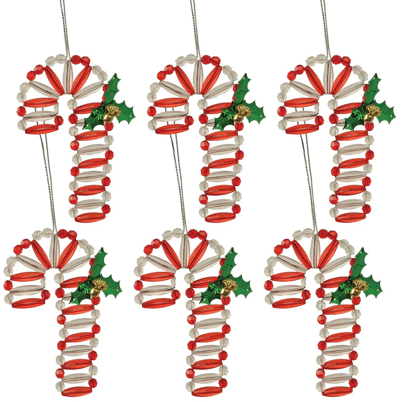 Herrschners Retro Candy Canes Ornament Kit 3 Herrschners Retro Candy Canes Ornament Kit