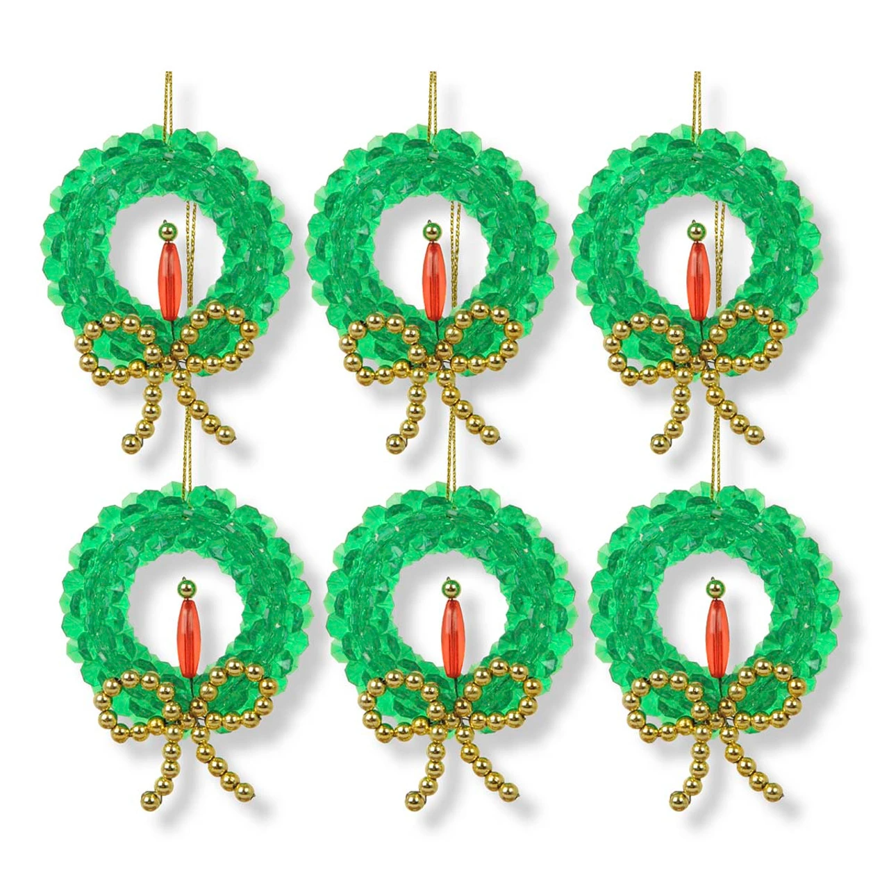 Herrschners Classic Wreath Ornament Kit 3 Herrschners Classic Wreath Ornament Kit