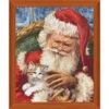PixelHobby Santa & Kitten Kit & Frame Mosaic Art Kit 1 PixelHobby Santa & Kitten Kit & Frame Mosaic Art Kit -Robotime Zone 518111 25681.1693460679