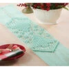 Herrschners Frosty Trees Table Runner Kit Macrame -Robotime Zone 518307 70503.1693460713