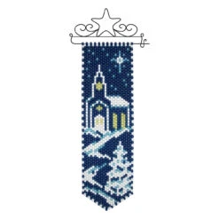 Winter Church Banner & Hanger Beaded Banner Kit
