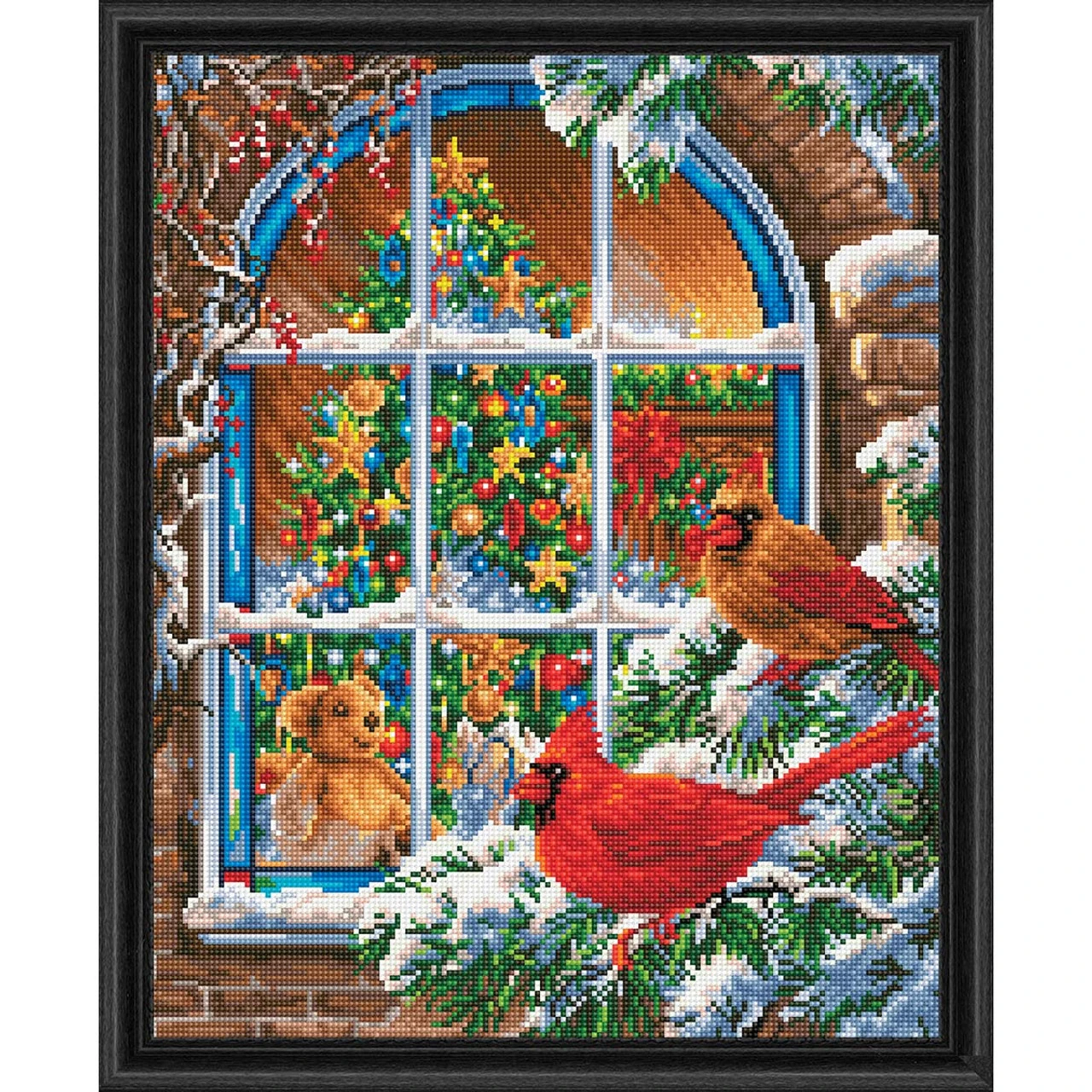Diamond Dotz Christmas Window Kit & Frame Diamond Painting 3 Diamond Dotz Christmas Window Kit & Frame Diamond Painting
